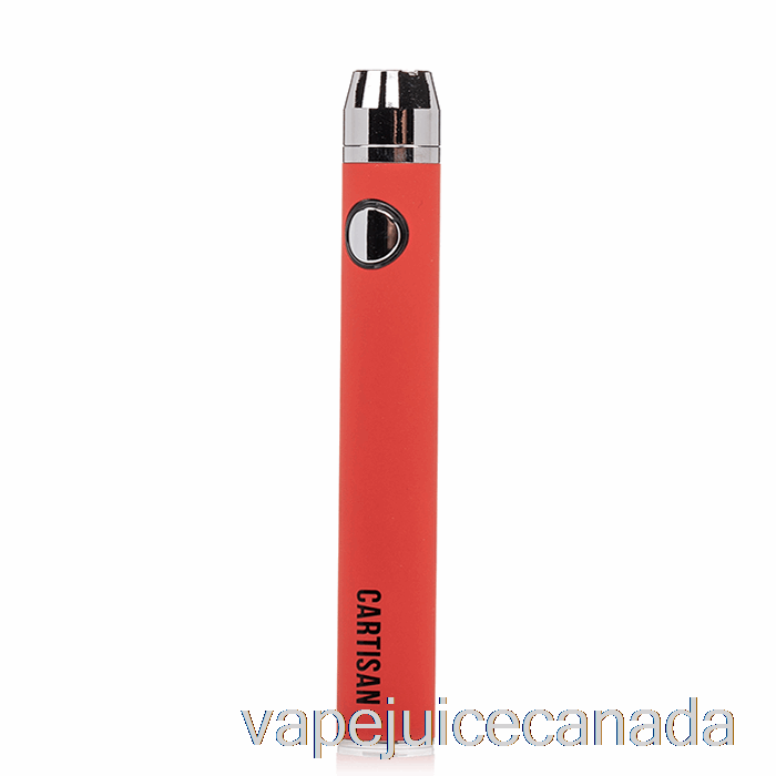 Vape Disposable Canada Cartisan Button VV 650 510 Battery Red